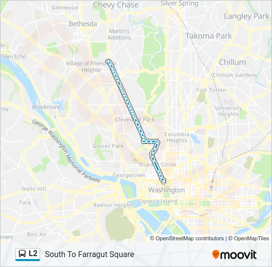 L2 Bus Line Map