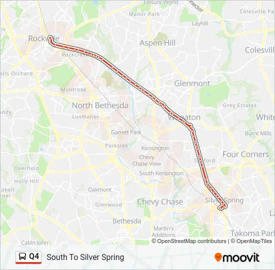 Q4 Bus Line Map