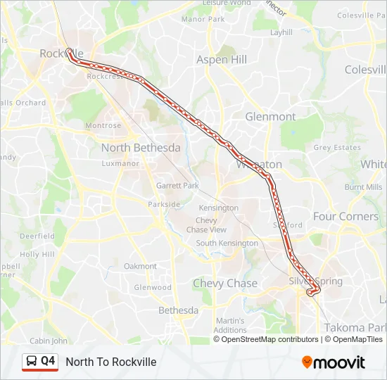 Q4 Bus Line Map