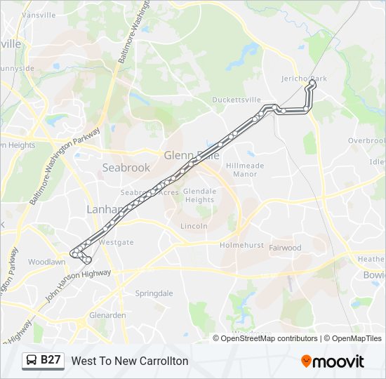 B27 Bus Line Map