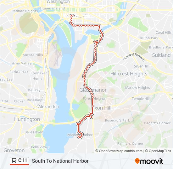 C11 Bus Line Map