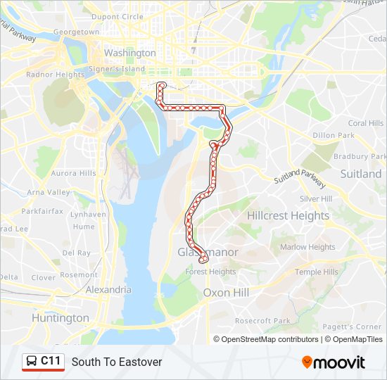 C11 Bus Line Map