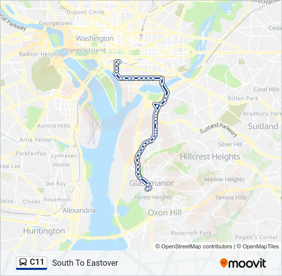 C11 Bus Line Map