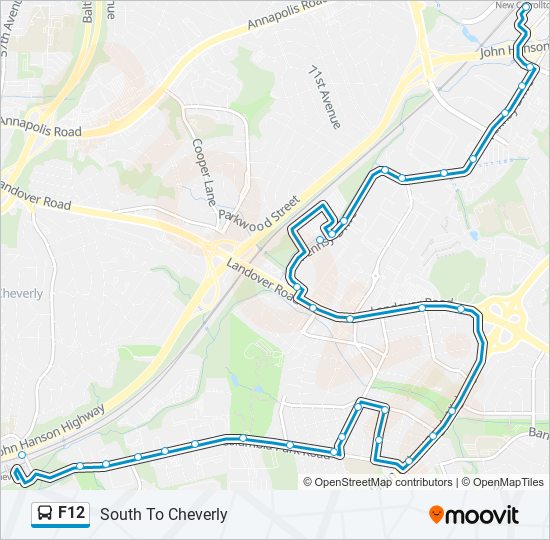 Mapa de F12 de autobús