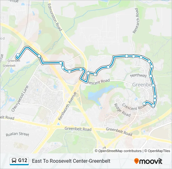 G12 Bus Line Map