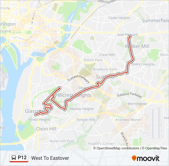 P12 bus Line Map