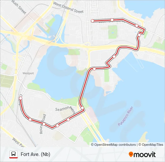 CHERRY ROUTE Bus Line Map