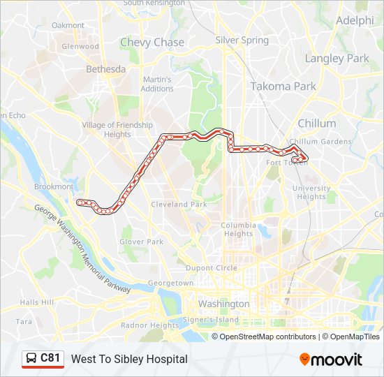 C81 Bus Line Map
