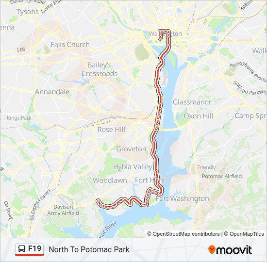 F19 Bus Line Map