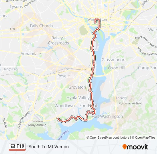 F19 Bus Line Map