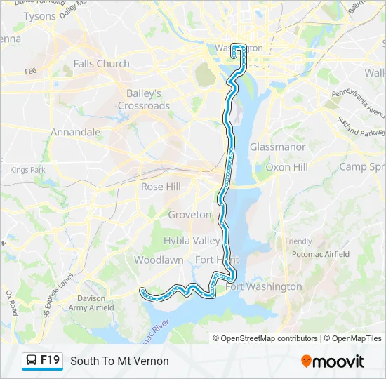 F19 Bus Line Map