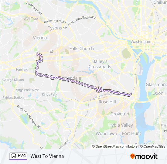 F24 Bus Line Map