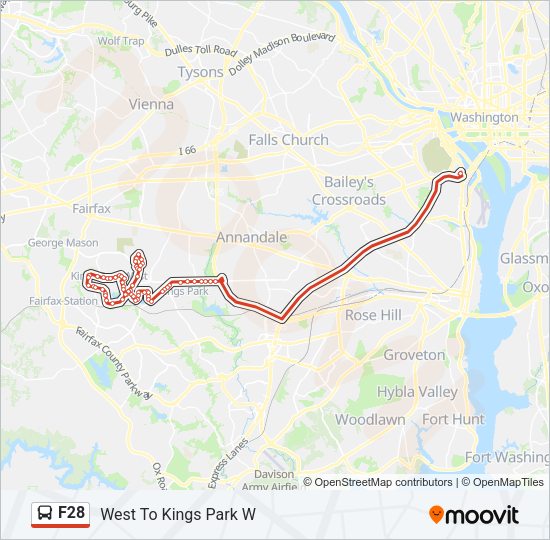 F28 Bus Line Map