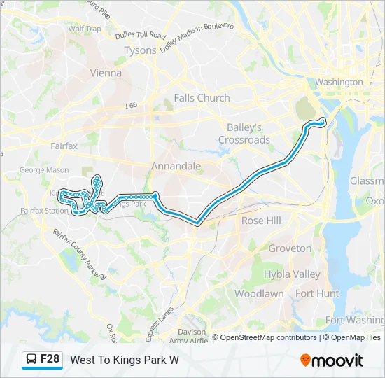 F28 Bus Line Map