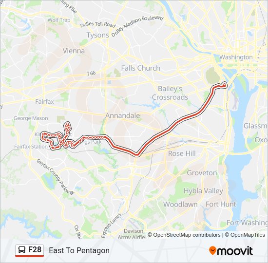 F28 Bus Line Map