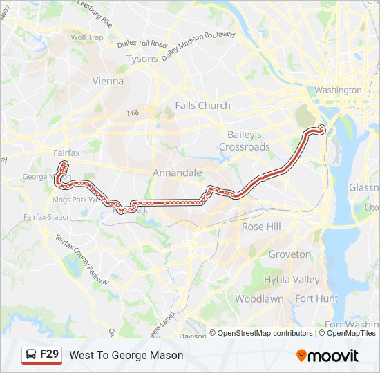 F29 Bus Line Map