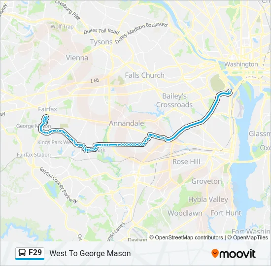F29 Bus Line Map