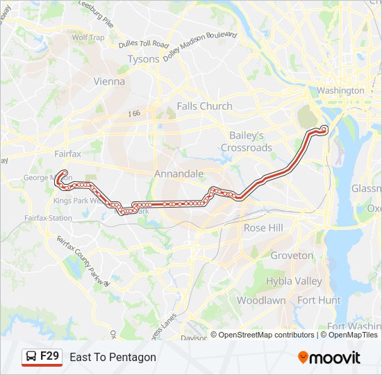 F29 Bus Line Map