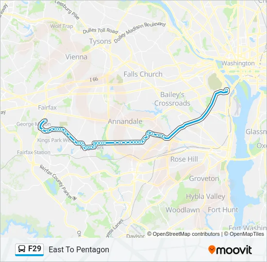 F29 Bus Line Map