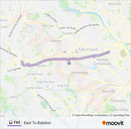 F60 Bus Line Map