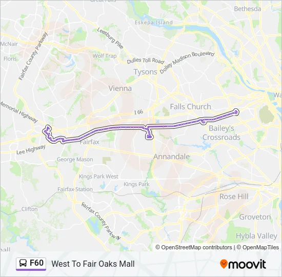 F60 Bus Line Map