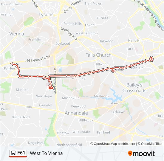 F61 Bus Line Map