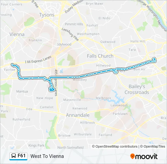 F61 Bus Line Map
