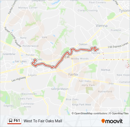 F61 Bus Line Map