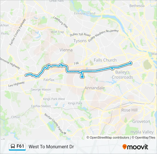 F61 Bus Line Map