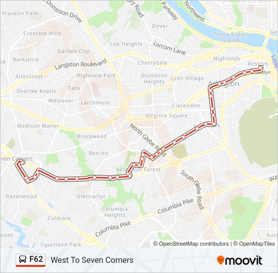F62 Bus Line Map