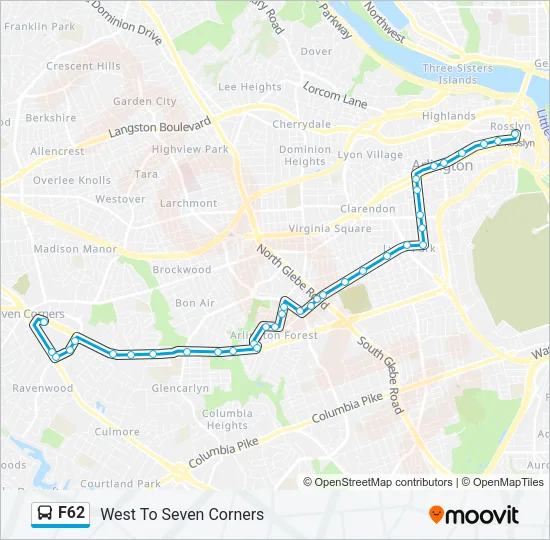 F62 Bus Line Map