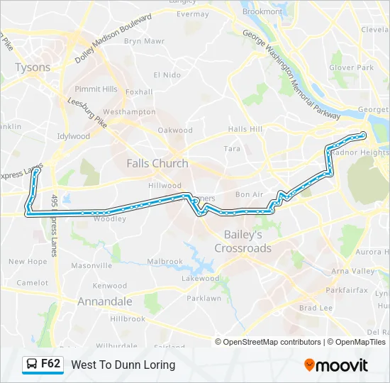 F62 Bus Line Map