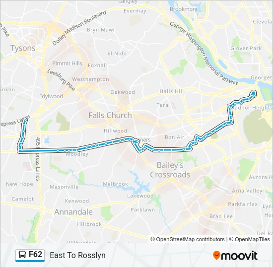 F62 Bus Line Map