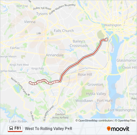 F81 Bus Line Map