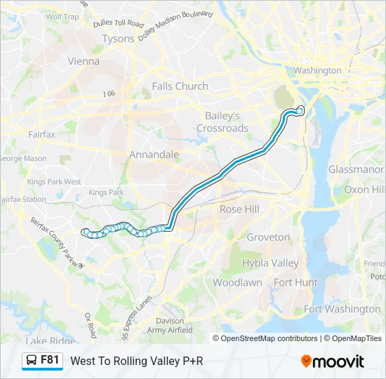 F81 Bus Line Map