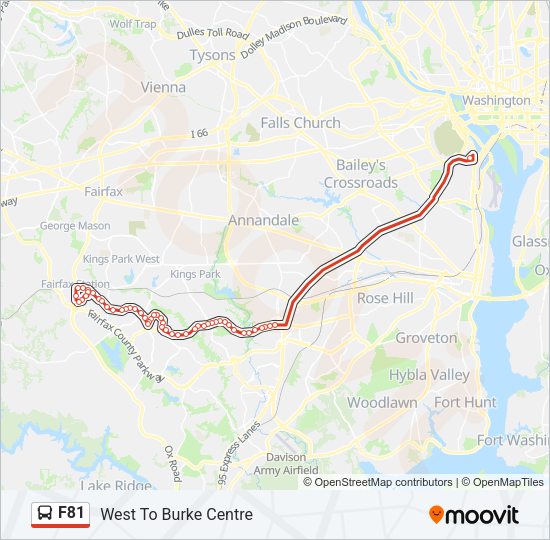 F81 Bus Line Map