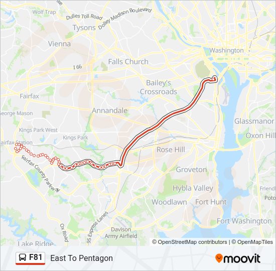 F81 Bus Line Map