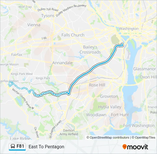F81 Bus Line Map