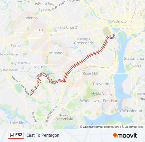 F83 Bus Line Map