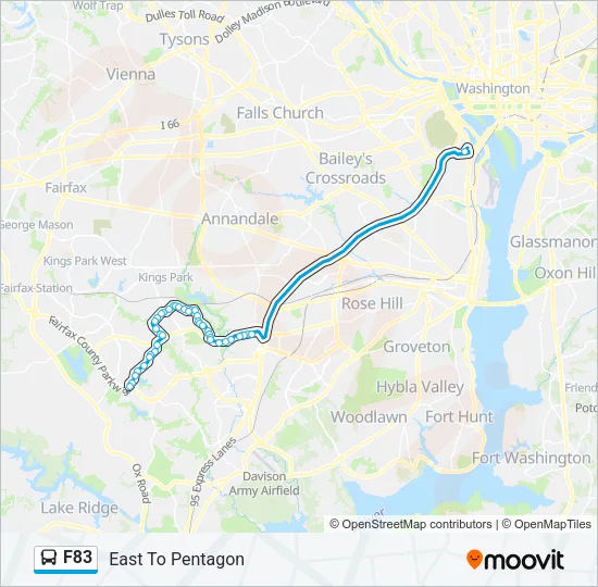 F83 Bus Line Map