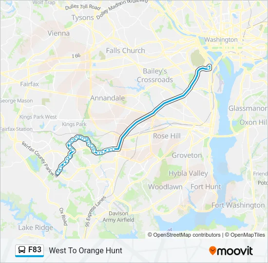 F83 Bus Line Map