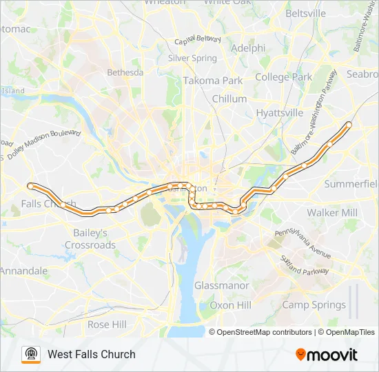 ORANGE Metro Line Map