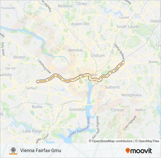 ORANGE Metro Line Map