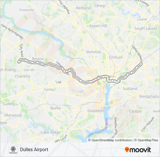 SILVER Metro Line Map