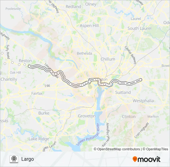 SILVER Metro Line Map