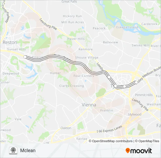 SILVER Metro Line Map