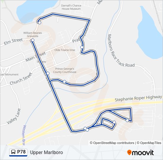 P78 Bus Line Map