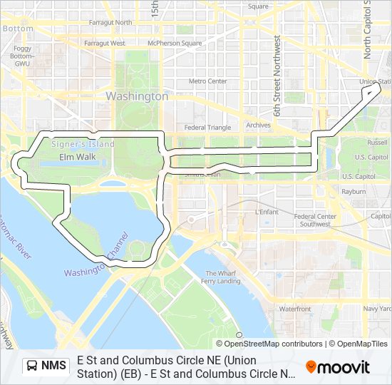 NMS bus Line Map