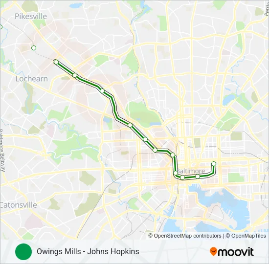 METRO Line Map