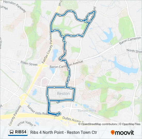 RIBS4 Bus Line Map